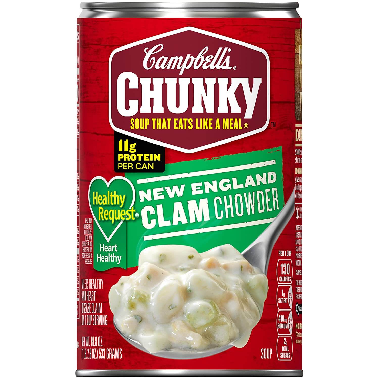 Campbell’s Chunky Healthy Request New England Clam Chowder