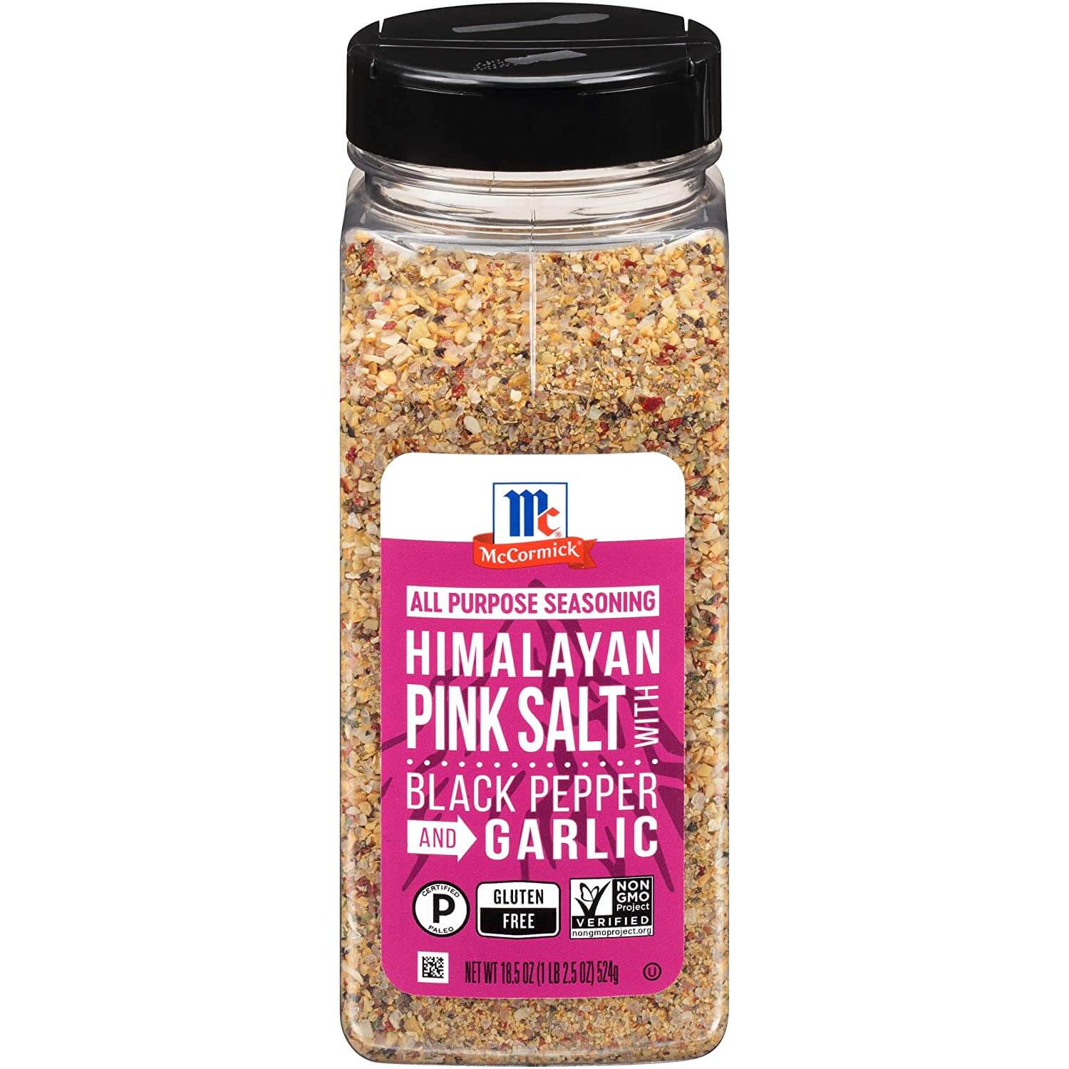 McCormick Himalayan Pink Salt with Black Pepper and Garlic All Purpose Seasoning