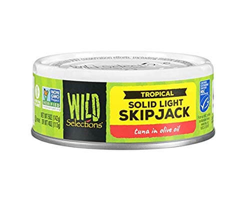 WILD SELECTIONS Solid Light Tuna in Olive Oil