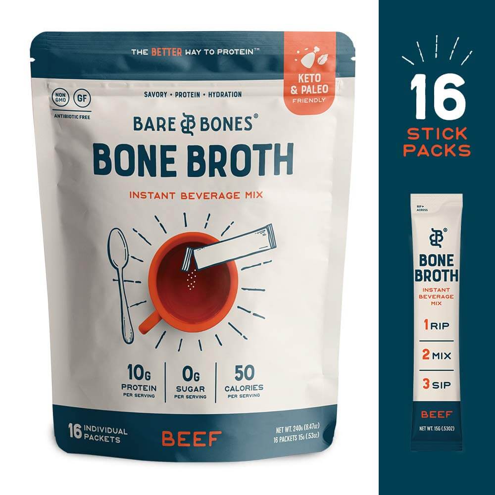 Bare Bones Bone Broth Instant Powdered Beverage Mix
