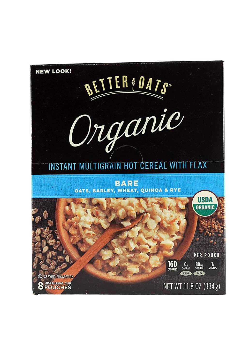 Better Oats Original Steel Cut Instant Oatmeal with Flax