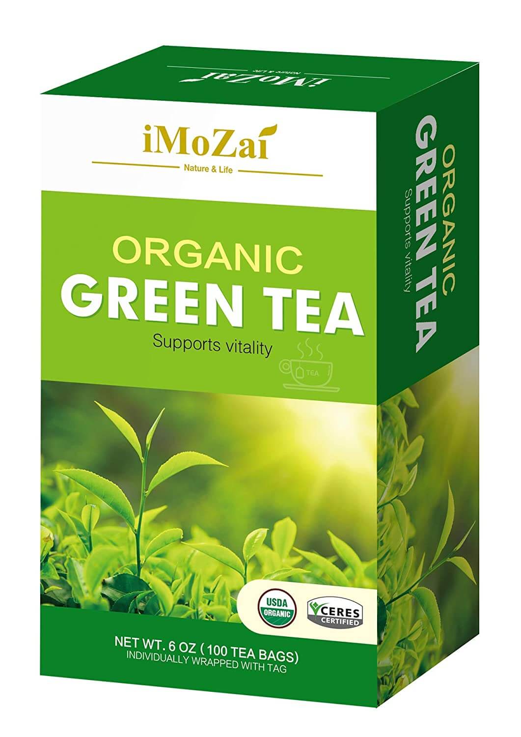 Imozai Organic Green Tea Bags