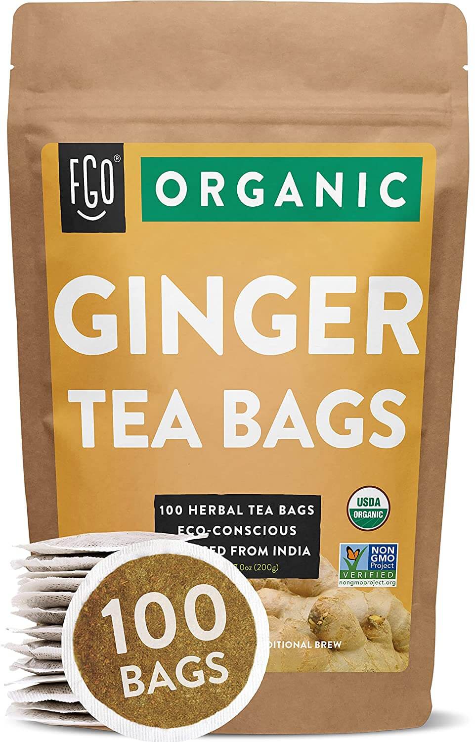 FGO Organic Ginger Tea